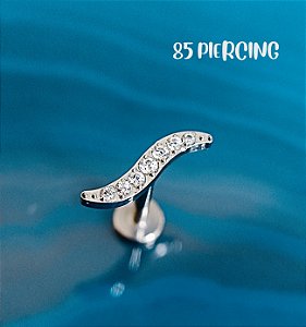 CLUSTER ONDA ZIRCÔNIAS CRAVEJADAS TITÂNIO