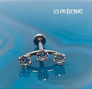 LBT 3 ZIRCÔNIAS PROGENT 3MM AÇO