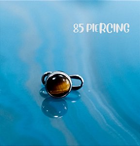 MICRODERMAL TITÂNIO OLHO DE TIGRE 4MM