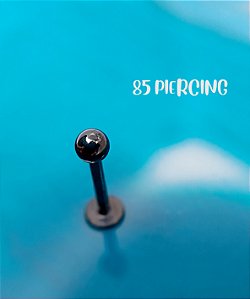 LABRET AÇO BLACK PVD