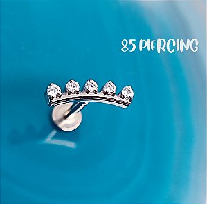 CLUSTER BARRA ZIRCÔNIAS CRAVEJADAS TITÂNIO