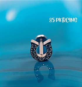 LBT FERRADURA ZIRCÔNIAS TITÂNIO