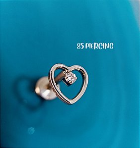 LBT CORAÇÃO VAZADO ZIRCÔNIA TITÂNIO