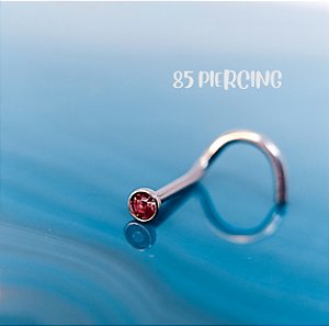 NOSTRIL AÇO CRISTAL PINK