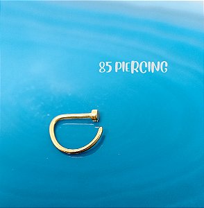 D-RING AÇO 6MM GOLD PVD