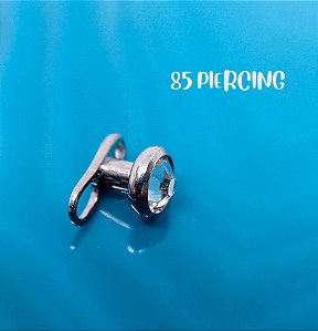 MICRODERMAL 0.9MM TITÂNIO ZIRCÔNIA CRISTAL 4MM