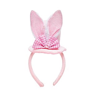 TIARA COM MINI CARTOLA ROSA 24X12X11CM 1013300