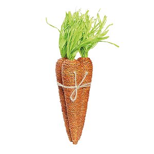 MAÇO COM 3 CENOURAS DECORATIVA LARANJA 22X4X4CM 1820817