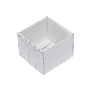 CAIXA PARA 1 DOCE 4,5X4,5X3,5 BRANCO C/10 UNIDADES