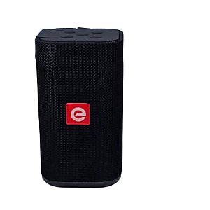 CAIXA DE SOM BLUETOOTH FM/SD/AUX/USB LED RGB EXBOM PRETO