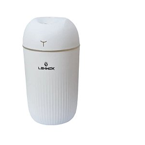 UMIDIFICADOR DE AR USB LEHMOX LEY-1788 420ML COM LED BRANCO