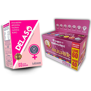 Delaso e Mulher - Combo de Suplemento Alimentar para Mulheres