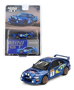 Mini GT Subaru Impreza WRC98 #3 1998 Rally Monte-Carlo 3rd Place #975