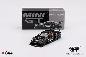 Mini GT Nissan LB-ER34 Super Silhouette SKYLINE Black #844