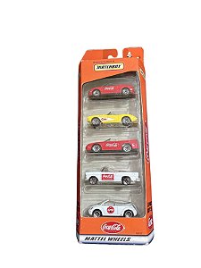 Matchbox 5 Pack Gift Set Coca Cola Mattel Wheels