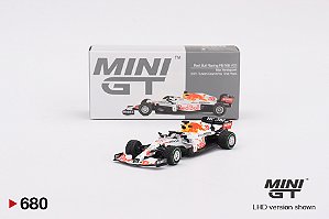 Mini GT Red Bull RB16B #33 Max Verstappen 2021 Turkish Grand Prix 2nd Place #680