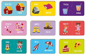 Coleção Pop Quebra Cabeça Pares Opostos