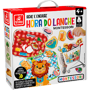 Ache e Encaixe Hora do Lanche Montessori