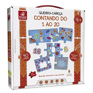 Quebra Cabeça Contando 1 ao 20