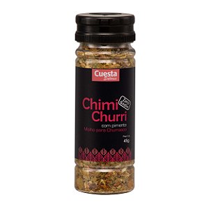 MOLHO CHIMICHURRI COM PIMENTA - TRADICIONAL -  PARA ACOMPANHAR CARNES