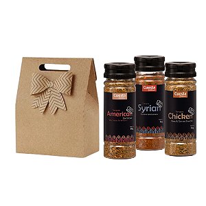 KIT PARA PRESENTE: SABORES DO OCIDENTE E ORIENTE