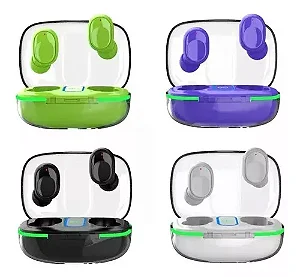 Fone Sem Fio Bluetooth Barato Para Xiaomi Samsung iPhone Digital Led
