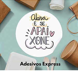 Adesivos abra e se apaixone 1.000 unidades