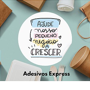 Adesivos ajude nosso pequeno negócio a crescer 1.000 unidades