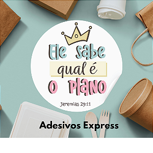 Adesivos ele sabe qual é o plano 1.000 unidades