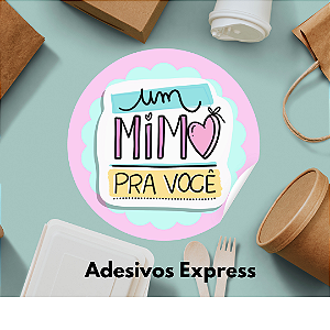 Adesivos um mimo para você 1.000 unidades