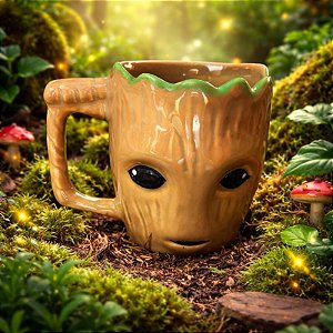 Caneca Groot Guardião em Porcelana 300ml