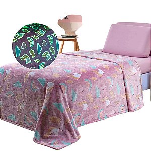Cobertor Infantil Brilha no Escuro 260g 1,50x2,20m - Shine