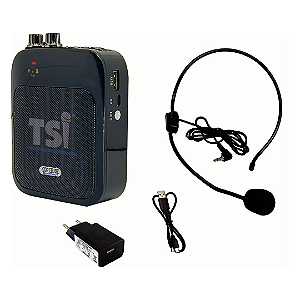 Amplificador SUPERVOZ COMPACT SV-10 com 10W, Microfone e USB