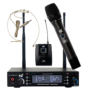 Sistema Microfone Sem Fio Com Processo de Recepção Quad- Diversity BR-7000CLI