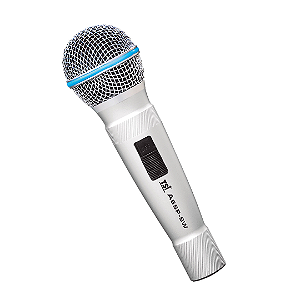 Microfone Dinâmico A68P-SW Cardioide com Cabo XLR-P10 e Case Plástico