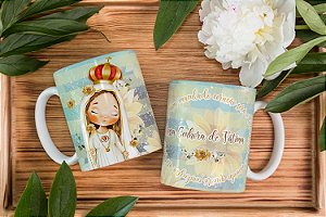 Caneca personalizada nossa Senhora de Fatima