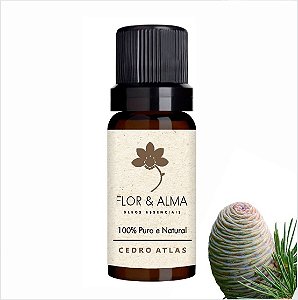 Óleo Essencial Cedro Atlas Puro e Natural 10ml