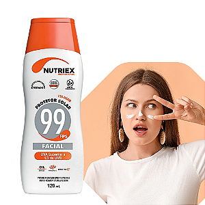 Protetor solar FPS 99 facial Nutriex Profissional 120 ML