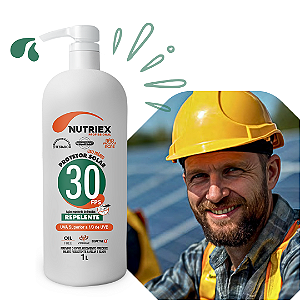 Protetor Solar FPS 30 c/Repelente Nutriex Profissional 1L