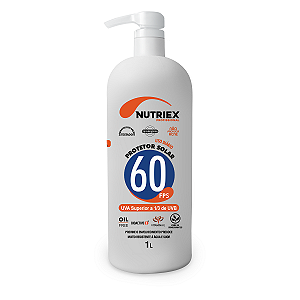 Protetor Solar FPS 60 Corporal NUTRIEX PROFISSIONAL 1 Litro