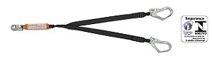 Talabarte Y em fita com absorvedor de Impacto CL A 55mm Mult1892G