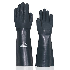 Luva de PVC Verde 46 CM de Comprimento Palma Aspera CA 37127