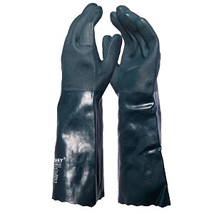 Luva de PVC Verde 35CM Petronit Palma Aspera CA 40304