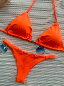 Biquíni Paola Laranja Neon