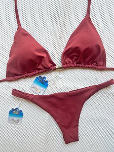 Conjunto Biquinis Paola Terracota