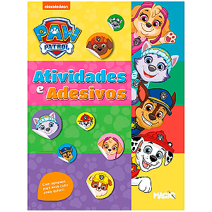 Livro de Colorir Patrulha Canina com adesivos