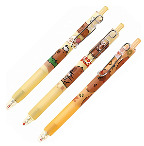 Caneta Gel Capivara com Clip e Grip Emborrachado