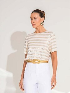 SLY BLUSA FEM MALHA M/C