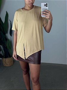 La Qualite-Prima Donna Blusa Fem Malha M/C  3195 Amarelo Claro
