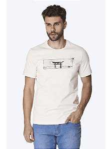 Camisa Slim Masculino 495337 Cru